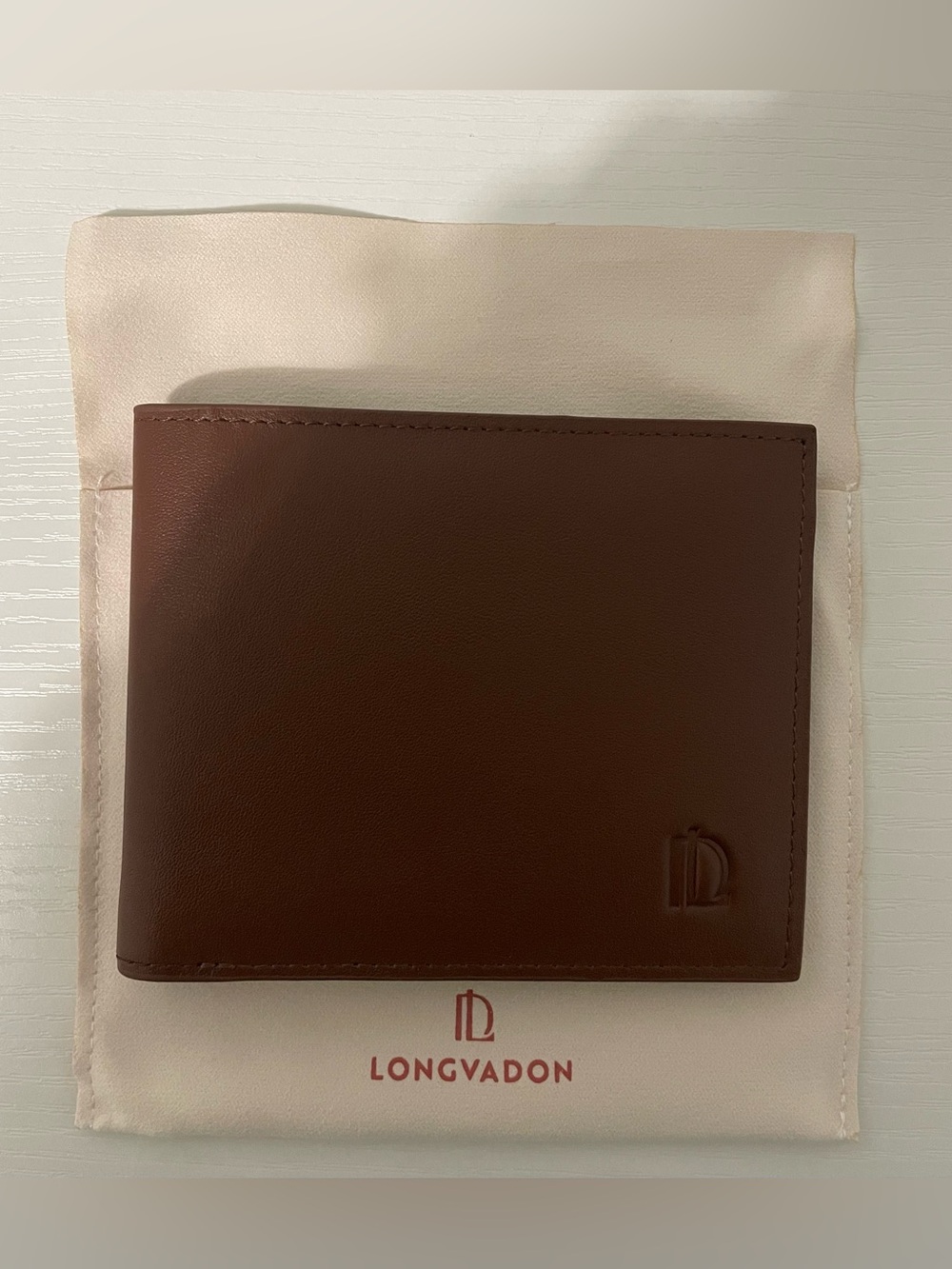 LONGVADON 1407 Soft Leather Short Wallet 8CC | Marron Cognac